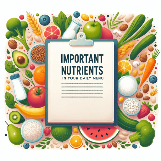 Nutrisi Penting yang Harus Ada dalam Menu Harian Anda